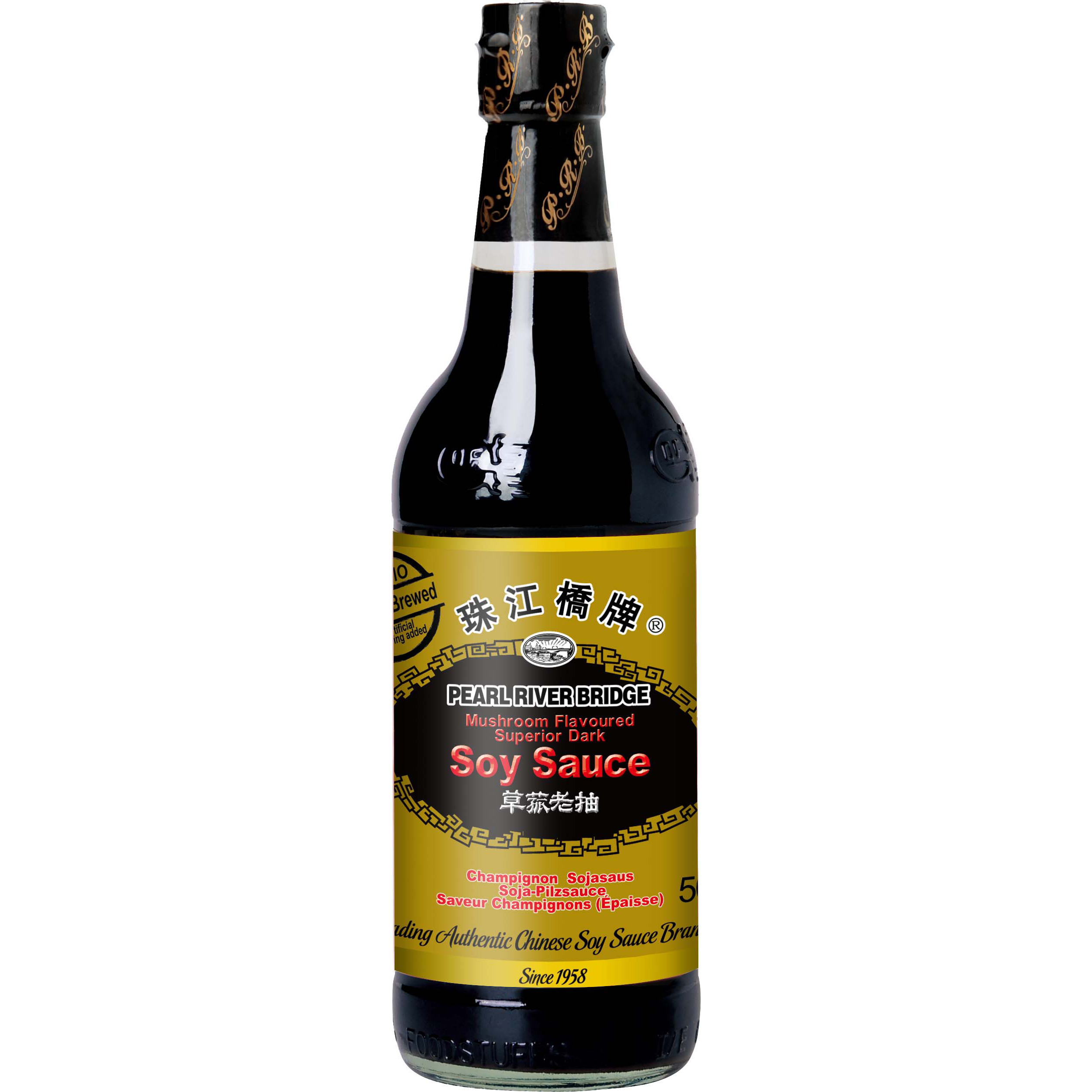 Donkere Paddestoel Sojasaus